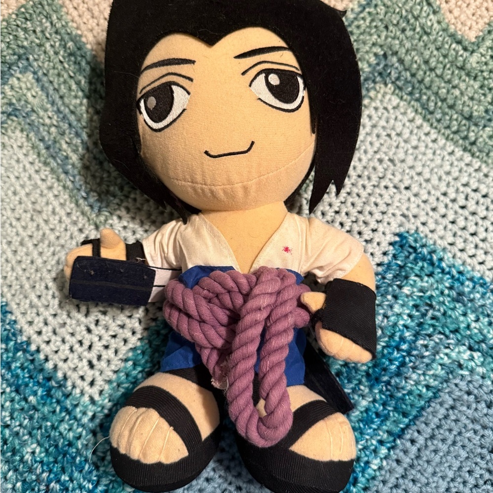 Vintage 2007 Naruto Sasuke Plush